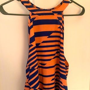 NOBLE U cropped swing halter top